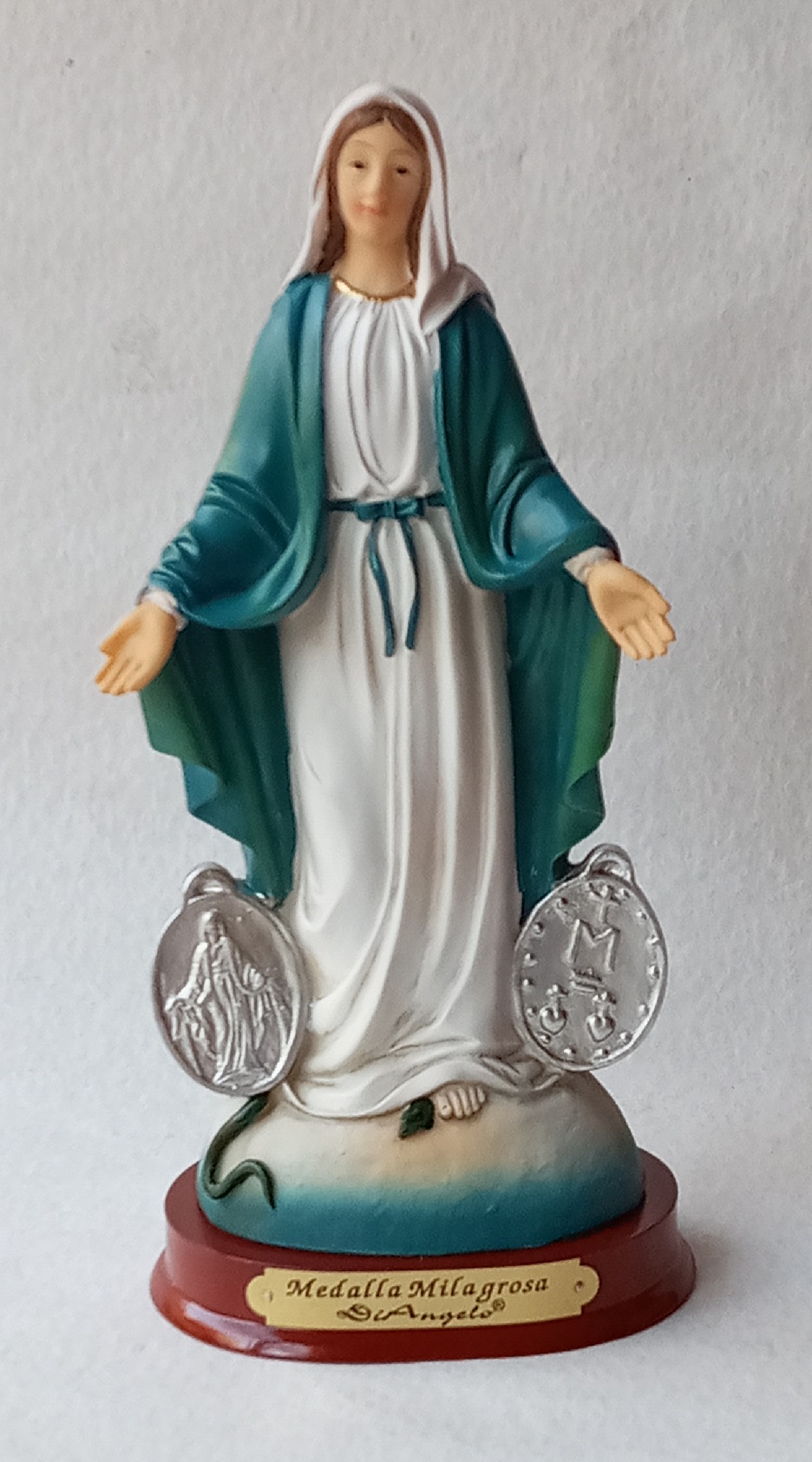 Virgen Milagrosa con medalla imagen - Arte Religioso Martha